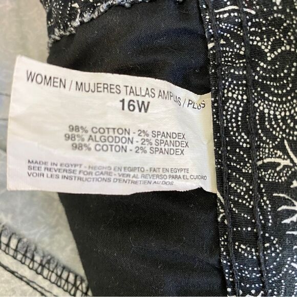 Women's Bandolino Blue Capri Pants Size 16W - Picture 3 of 10